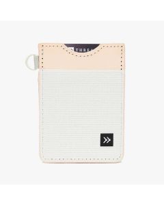 Thread Accessories Off White Vertical Wallet
