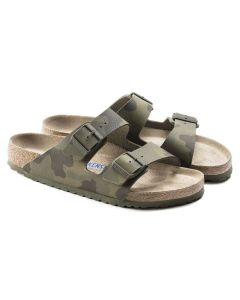 Unisex Birkenstock Arizona Sotf Footbed Regular -  Camo Green