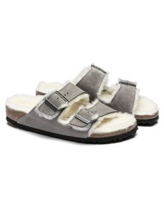 Unisex Birkenstock Arizona Shearling - Stone Coin