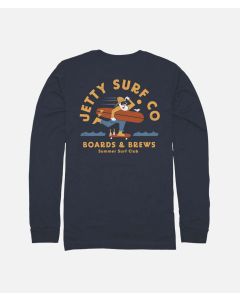 Men's Jetty Boards & Brews Long Sleeve Tee
