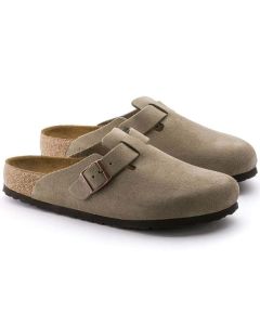 Unisex Birkenstock Boston Soft Footbed - Taupe