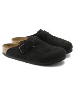 Unisex Birkenstock Boston Soft Footbed Regular - Black