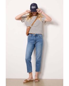 Women's Kut From The Kloth Catherine High Rise Crop Straight Leg Jean