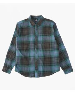 Men's Billabong Coastline Flannel Shirt - Raven