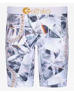 Men's Ethika Diamond Camo Silver Briefs