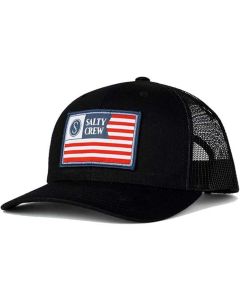 Men's Salty Crew Freedom Flag Retro Hat