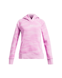 Youth Girl's Under Armour Rival Fleece Printed Hoodie