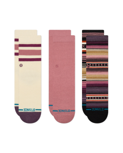 Youth Stance Icon Mixed Crew 3-Pack Sock