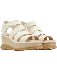 Women's Sorel Joanie III Ankle Strap Wedge - Chalk