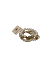 Meghan Browne Accessories Joy White Bracelet