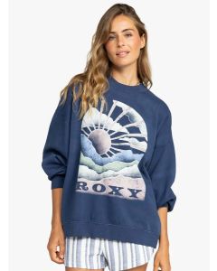 Women's Roxy Lineup Oversized Crew Sweatshirt