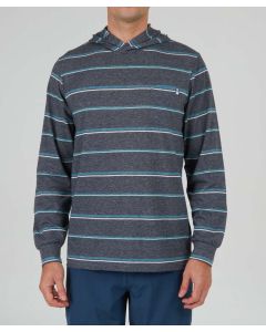 Men's Salty Crew Pin Line Uv Hooded Tee