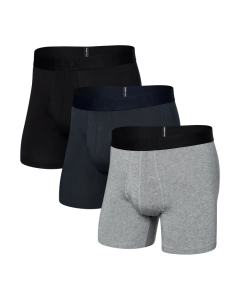 Men's Saxx Droptemp Cool Cotton Boxer Brief 3 Pack