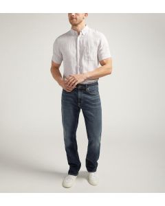 Men's Silver Grayson Classic Fit Straight Leg Jeans
