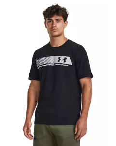Men's Under Armour Strip Logo Short Sleeve Tee