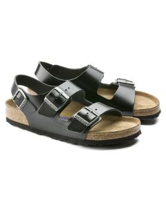 Unisex Birkenstock Milano Soft Footbed Regular - Amalfi Black
