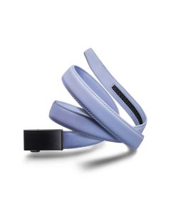 Women's Mission Belt Obsidian - Vinca Blue Leather