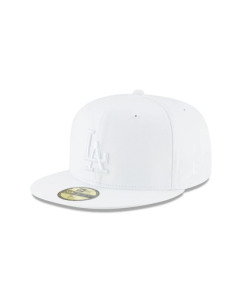 Men's New Era Whiteout Basic 59FIFTY Fitted Los Angeles Dodge