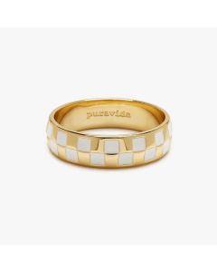 Pura Vida Checkerboard Ring