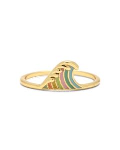 Pura Vida Crashing Waves Ring