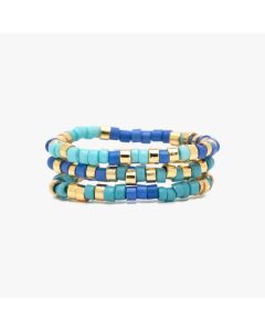 Pura Vida Out to Sea Stretch Ring Set of 3
