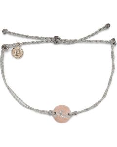 Pura Vida Pave Wave Coin Bracelet