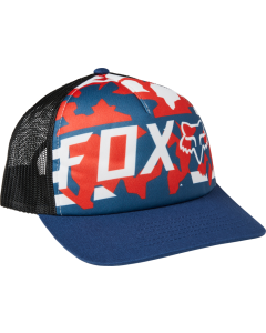 Men's Fox Red White And True Trucker