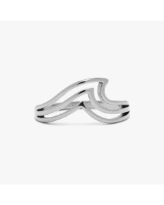 Pura Vida Surfrider Fdn Triple Wave Ring