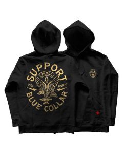 Men's Troll Co. Black Winged Support Hoodie