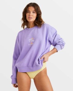 Women's Billabong Palmy Brooklyn Crew Sweatshirt