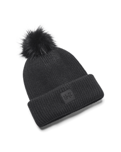 Women's Under Armour Coldgear Infrared Halftime Ribbed Pom Beanie