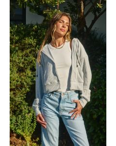 Women's Dress Forum Ribbed Knit Hoodie