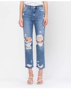 Women's Flying Monkey Loveland Destroyed Crop Jeans