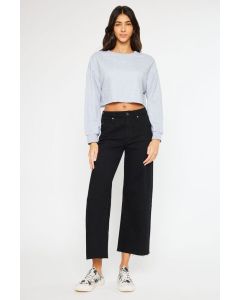 Women's Kancan High Rise Crop Wide Leg Jean