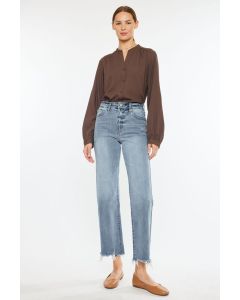 Women's Kancan High Rise Slim Wide Leg Jean