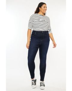 Women's Kancan Plus Size High Rise Super Skinny