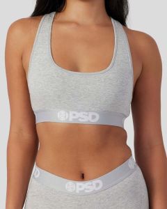 Women's PSD Athletic Grey Modal Solids Sports Bra