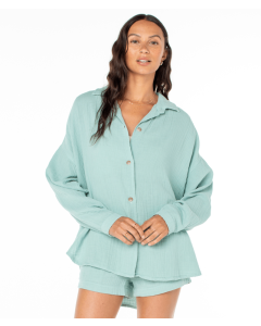 Women's Roxy Morning Time Button Up Shirt