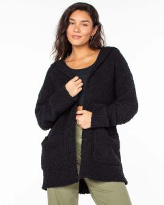 Women's Roxy Weekend Retreat Open Front hooded Cardigan