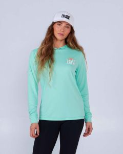 Women's Salty Crew Cruisin Hooded Sunshirt UPF 50+