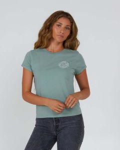 Women's Salty Crew Drawn In Circles Modern Short-Sleeve Tee