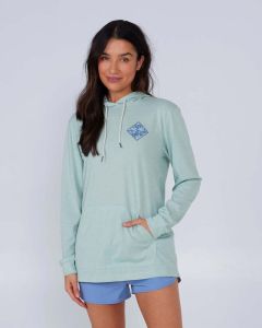 Women's Salty Crew Tippet Fill Hooded Tech Long-Sleeve Tee