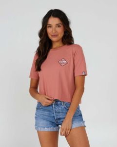 Women's Salty Crew Tippet Fill Short-Sleeve Crop Tee