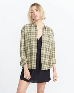 Women's Volcom Plaid To Meet U 2 Long Sleeve