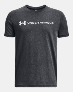 Youth Boy's Under Armour Logo Wordmark Short Sleeve Tee