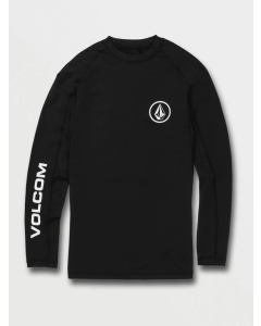 Youth Boy's Volcom Lido Solid Long Sleeve Rashguard