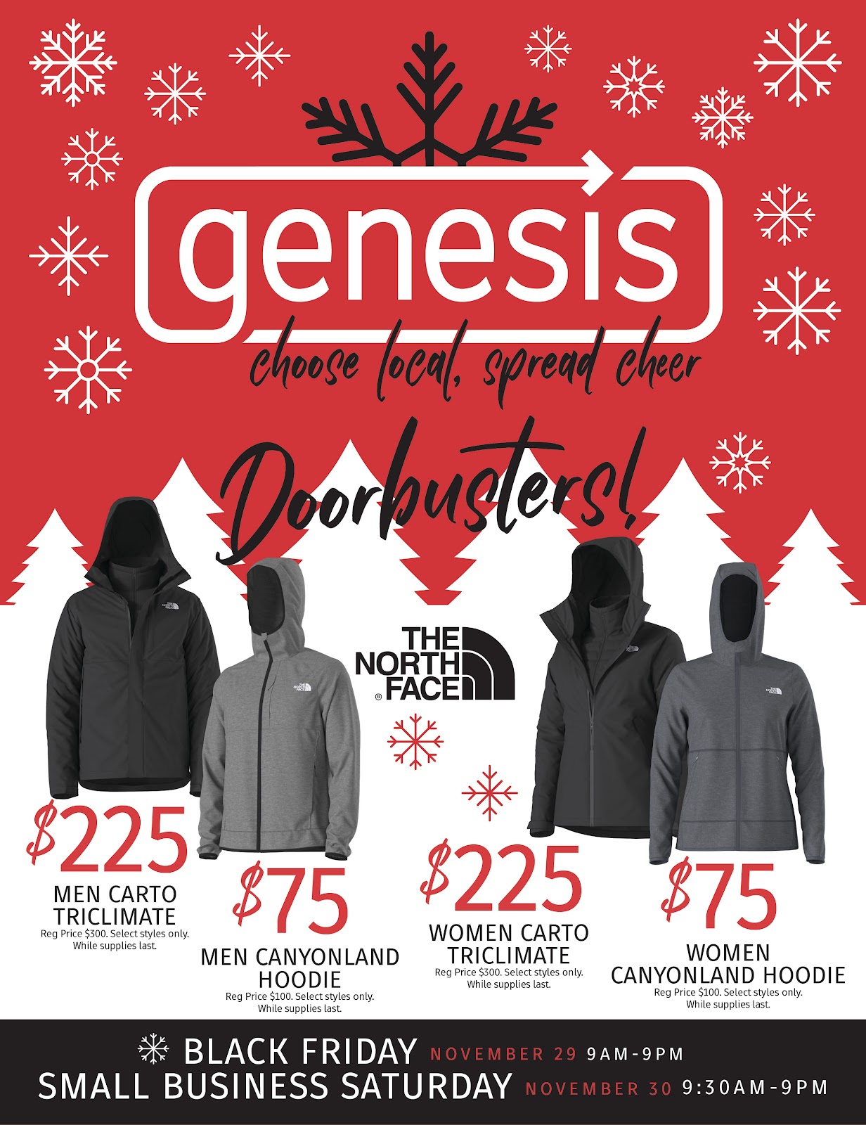 Doorbusters Northface In-store Promotion